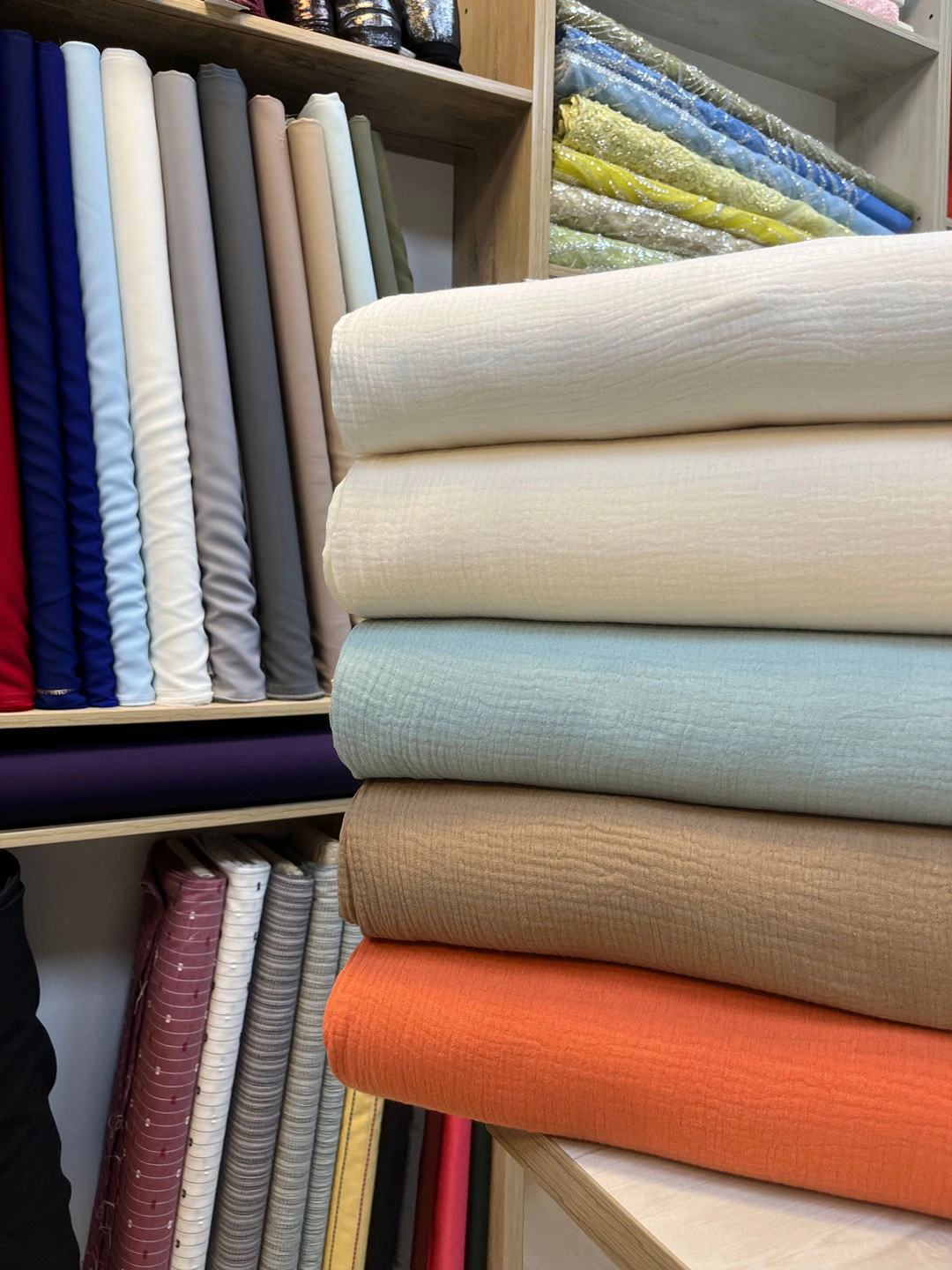 پارچه نخ وال موسیلین